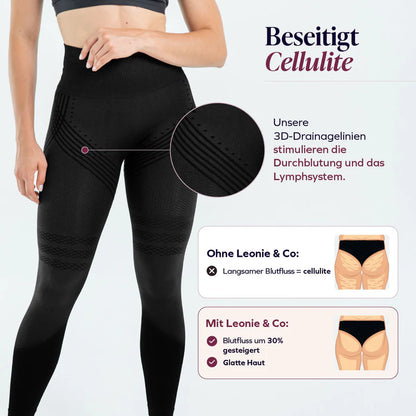 3D-Leggings | Zwart