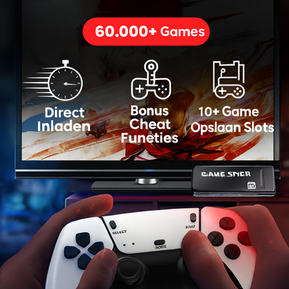 ROOLO  - RETRO GAMINGDOCK [2 GRATIS CONTROLLERS + 60.000 GAMES]