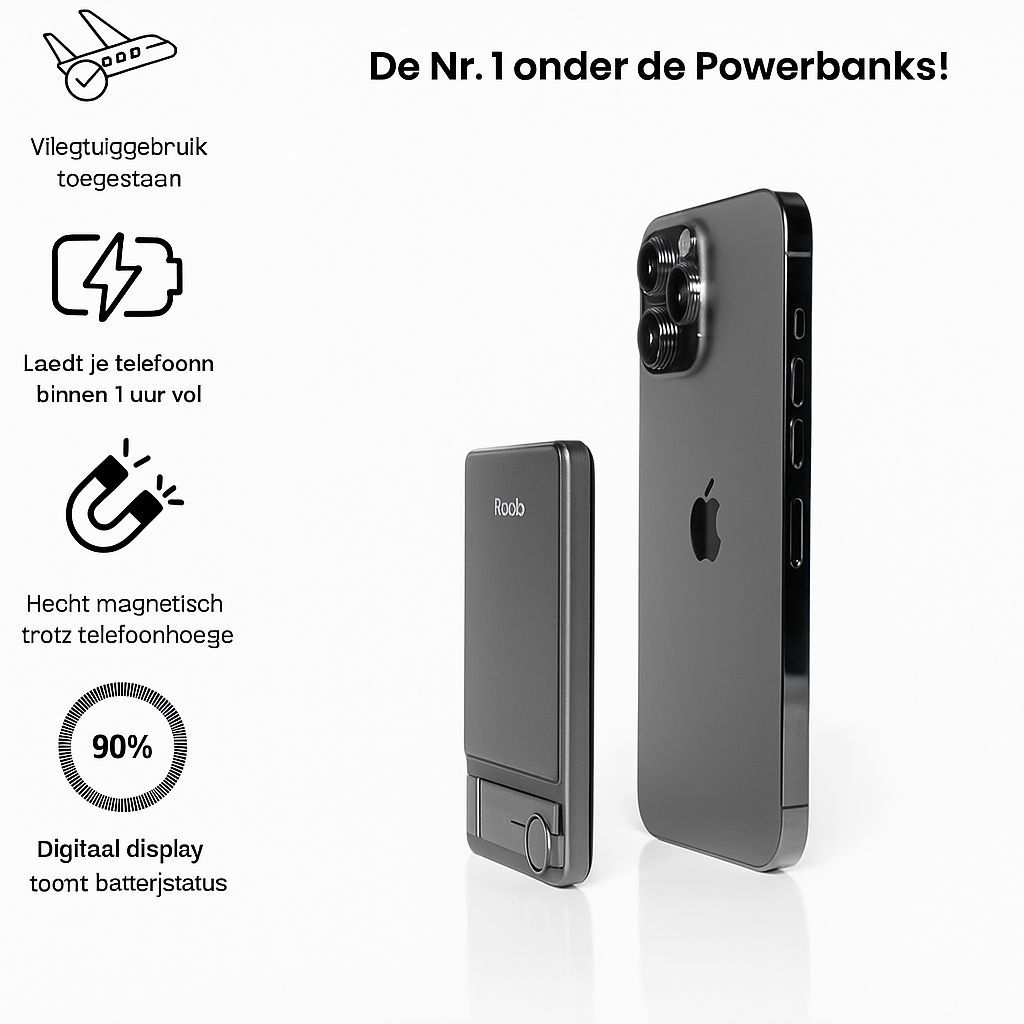 Roolo Volt - Magnetische Powerbank