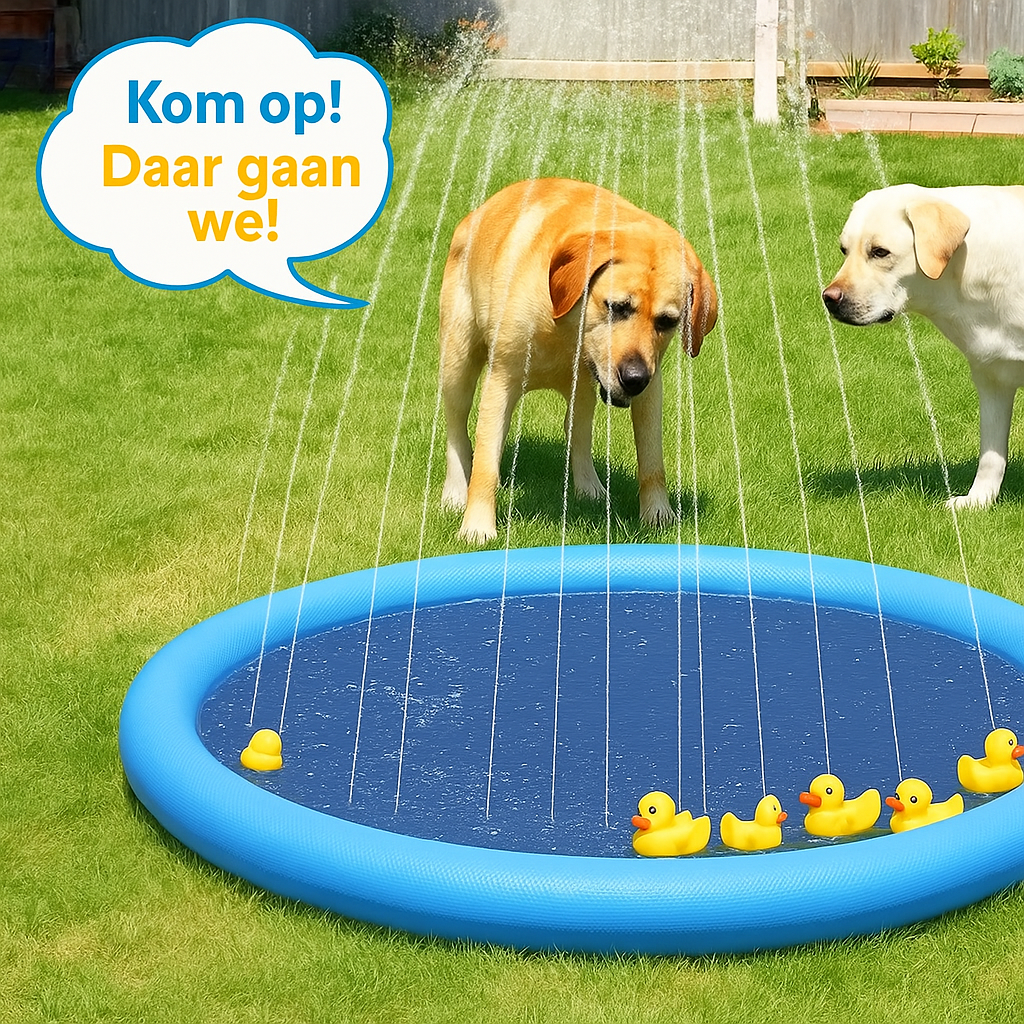 PawCooler - Sproeierbad voor je huisdier!